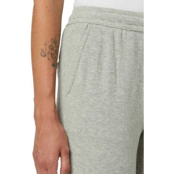 HUDSON JEANS Knit Trouser Jogger Pants Light Oatmeal Heather NWT Large - Picture 3 of 5